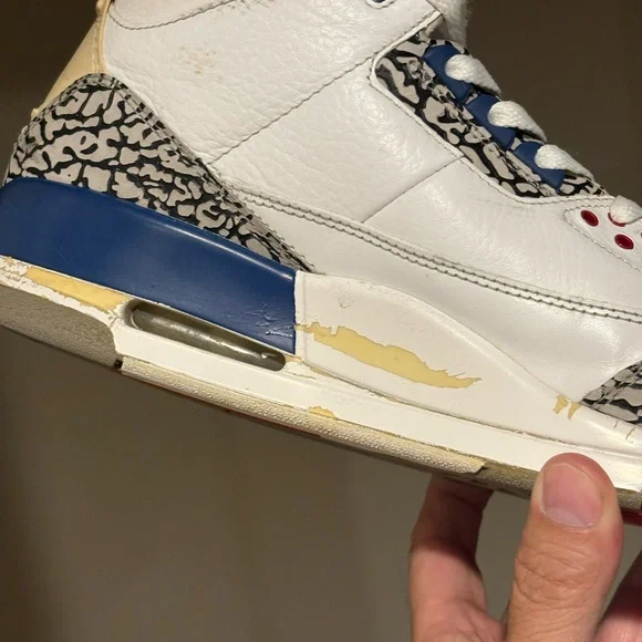 Air Jordan 3 Retro True Blue 2011 Size 9 Hypebeast Kicks Lifestyle 136064-104 - Picture 13 of 13